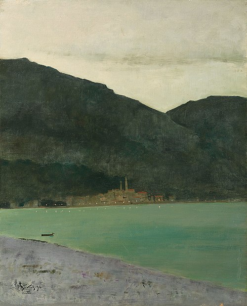 Menton, almost at night, 2nd impression, , Alfred Stevens