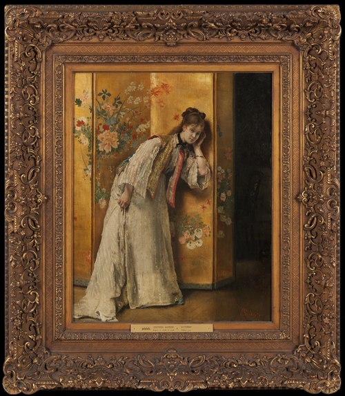 Curious, 1870, Alfred Stevens