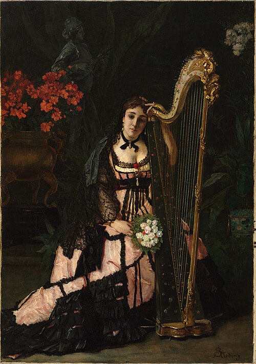 A Musician, 1868, Alfred Stevens