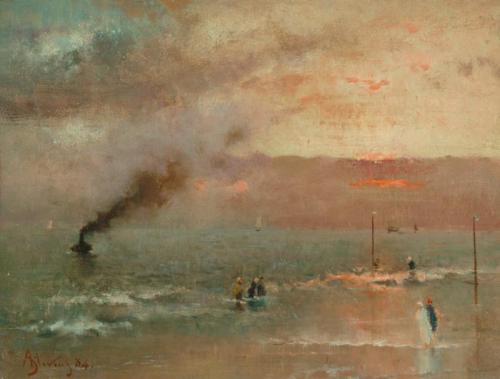 Scheveningen Sands, 1884, Alfred Stevens