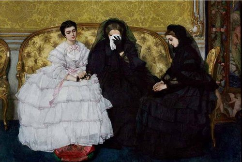 La Consolation, 1857, Alfred Stevens