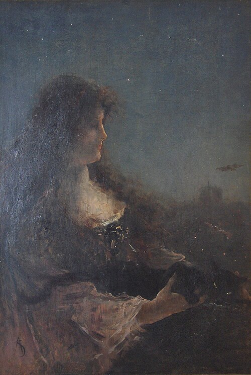 Allegory of the night, , Alfred Stevens