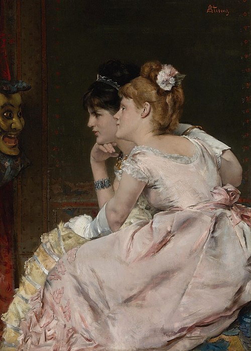 The Japanese Mask, , Alfred Stevens