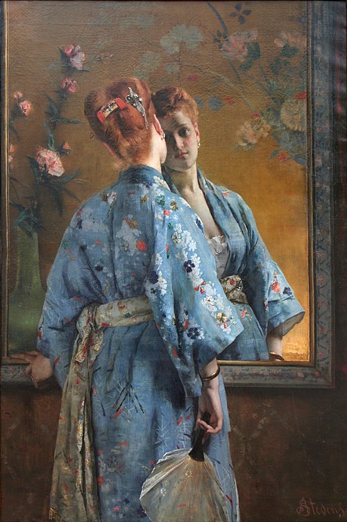 The Japanese Parisian, 1872, Alfred Stevens