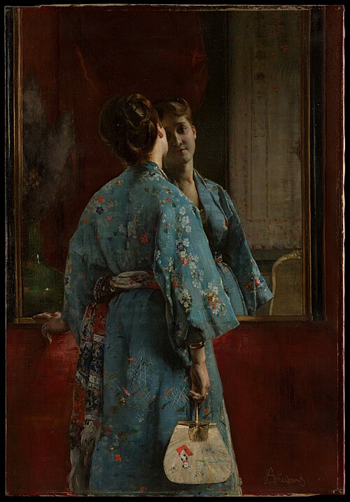 The Japanese Robe, 1872, Alfred Stevens