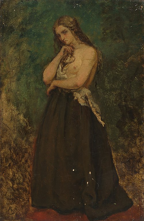 Study of a Model, , Alfred Stevens