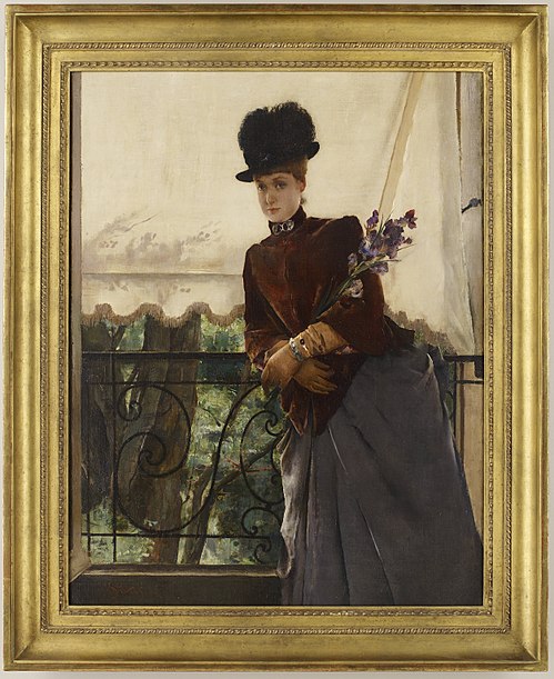 Portrait of Mademoiselle Dubois, 1884, Alfred Stevens