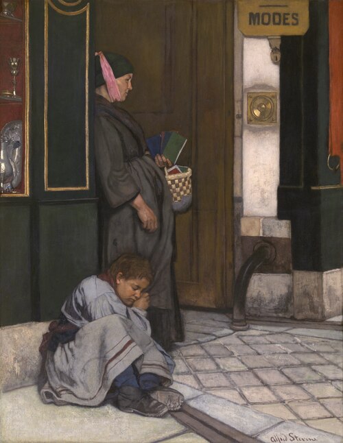 Begging Tolerated, , Alfred Stevens