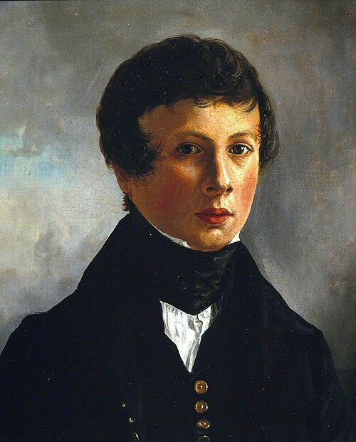 Self-Portrait at the Age of 14, 1832, Alfred Stevens