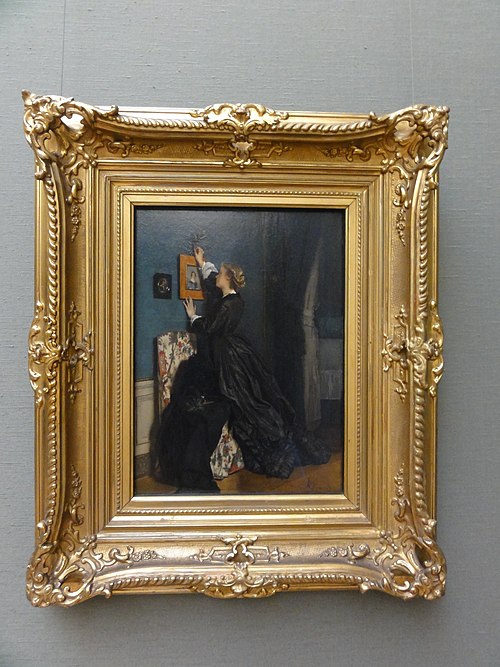 Im Boudoir, 1880, Alfred Stevens
