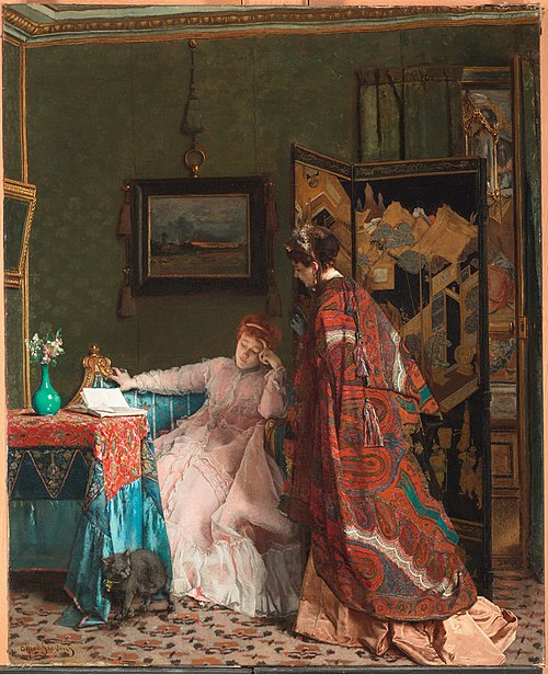 The Visit, , Alfred Stevens