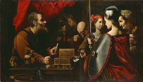 Achille parmi les filles de Lycomède, 1627, Pietro Paolini