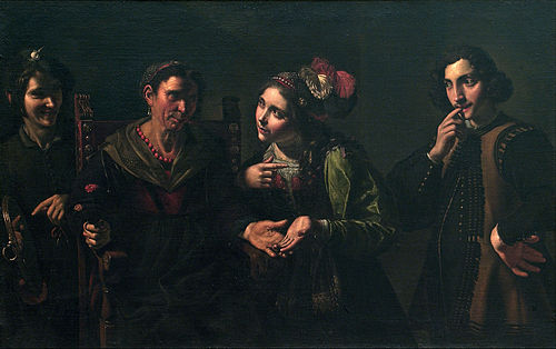 The Fortune Teller, 1650, Pietro Paolini
