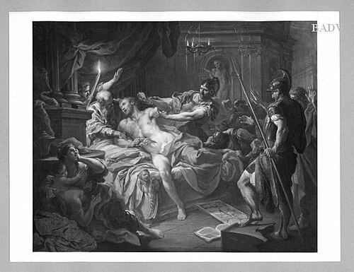 Martyrdom at Cato, 1701, Sebastiano Conca