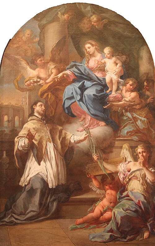 Madonna and Child with Saint John of Nepomuk, , Sebastiano Conca