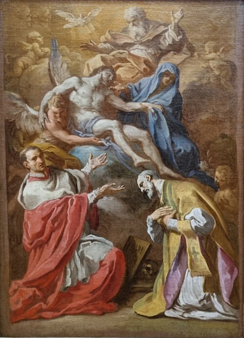 Le Christ soutenu par la Vierge, , Sebastiano Conca