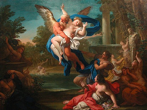 Borée enlevant Orithye, 1750, Sebastiano Conca