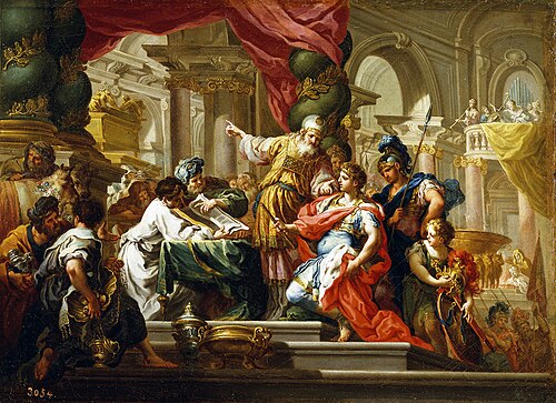 Alexander the Great in the Temple of Jerusalem, 1736, Sebastiano Conca