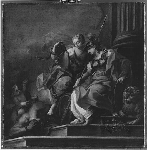 Fortitudo und Prudentia, 1722, Sebastiano Conca