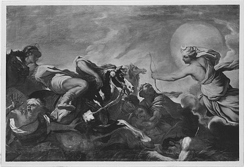 Diana tötet die Kinder der Niobe, 1722, Sebastiano Conca