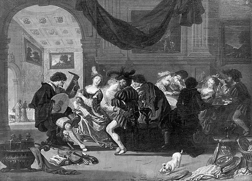 Funny company, 1650, Simon de Vos