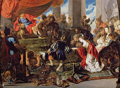 The Continence of Scipio, , Simon de Vos