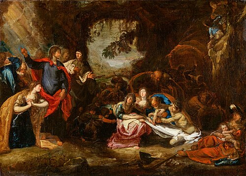Resurrection of Lazarus, 1640, Simon de Vos