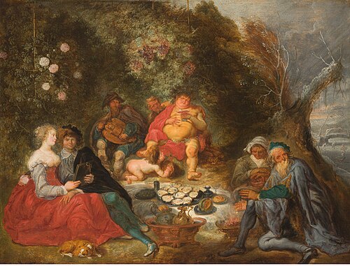 Allegory of the four seasons, 1635, Simon de Vos