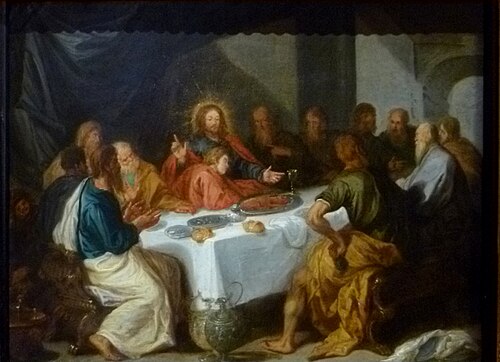 The Lord's Supper, 1635, Simon de Vos