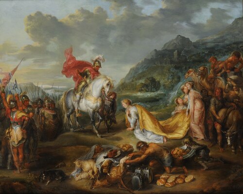 Abigail vor David, , Simon de Vos