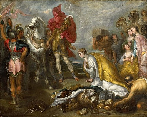 David et Abigail, 1655, Simon de Vos