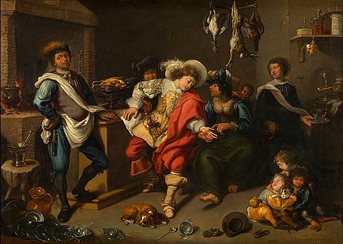 The Fortune Teller, 1639, Simon de Vos