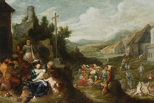 Œuvres de miséricorde, 1700, Simon de Vos