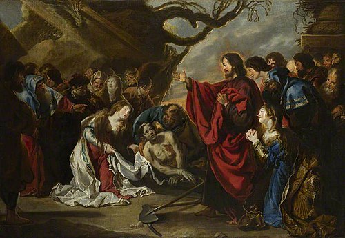The Raising of Lazarus, 1650, Simon de Vos