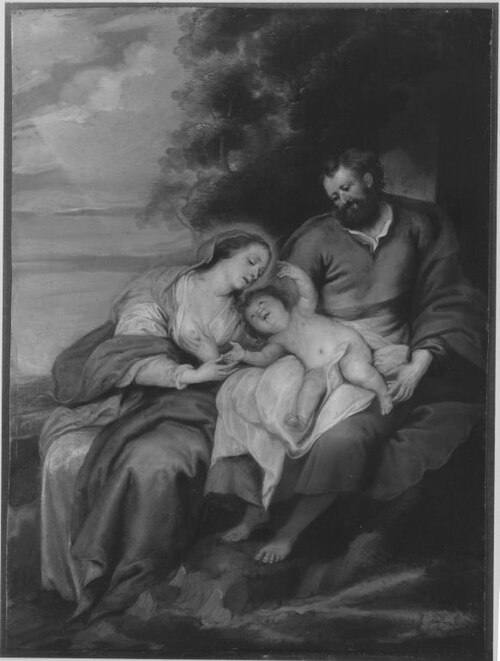 Rest on the Flight into Egypt, 1639, Simon de Vos