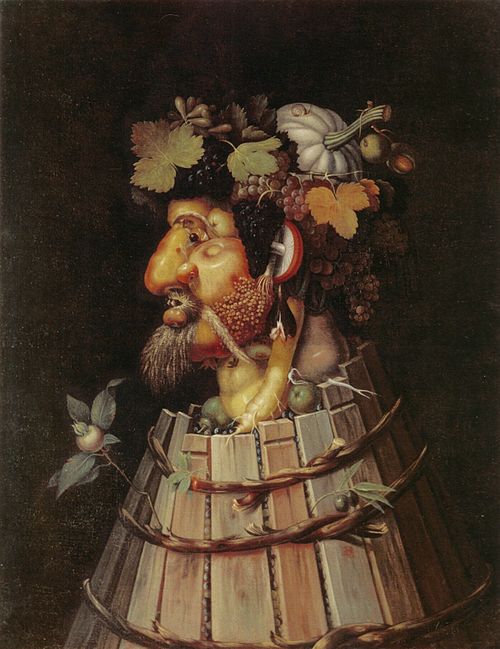 The Autumn, 1572, Giuseppe Arcimboldo