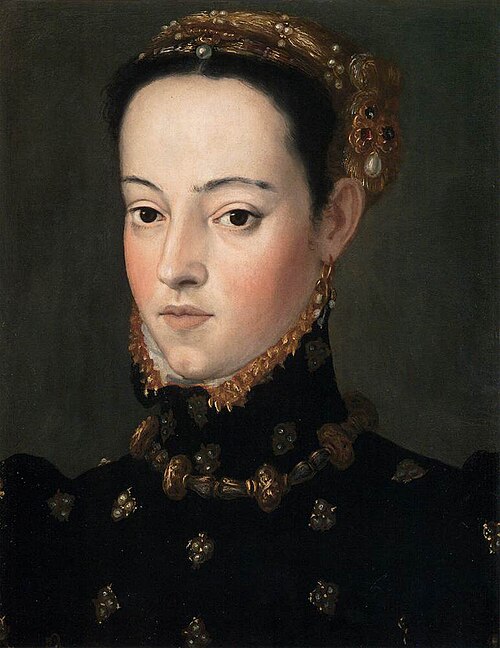 Bildnis einer Erzherzogin (Erzherzogin Helena oder Barbara?), 1563, Giuseppe Arcimboldo