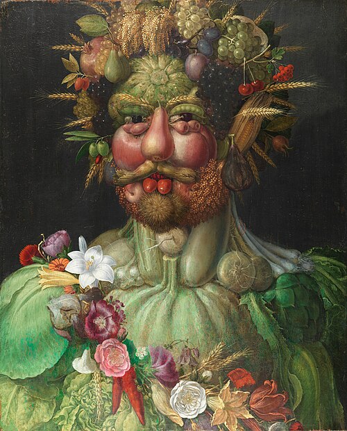 Vertumne, 1590, Giuseppe Arcimboldo