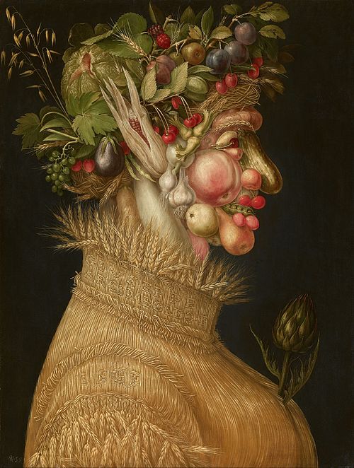 Summer, 1563, Giuseppe Arcimboldo