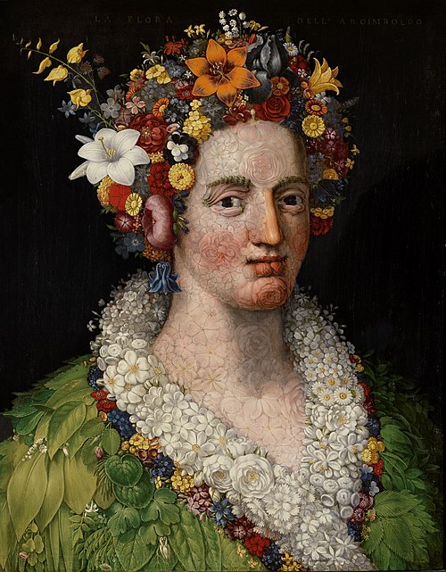 Flora, 1589, Giuseppe Arcimboldo