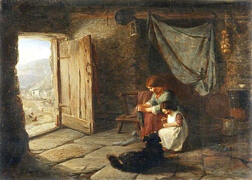 Interior, North Wales, 1856, George Earl