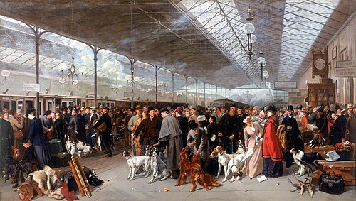 Coming South: Perth Station, 1895, George Earl