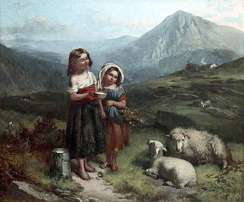 On the Welsh Hills, , George Earl