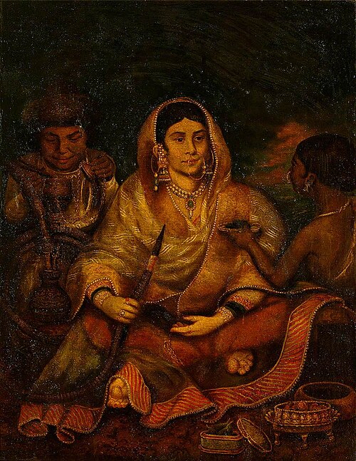 Indian Woman and Two Servants, , Thomas Hickey