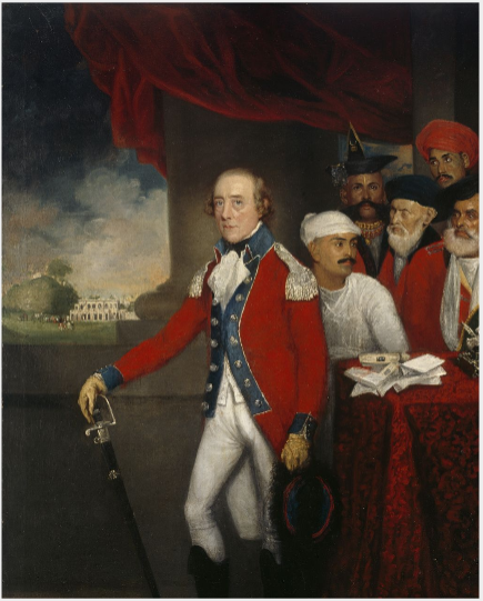 Lieutenant-Colonel William Kirkpatrick with His Assistants, 1799, Thomas Hickey