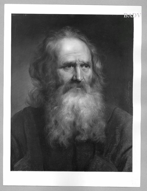Head of an old Man, 1838, Josef Danhauser