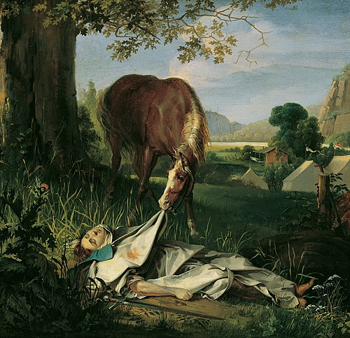 Wallsteins Grab, 1828, Josef Danhauser