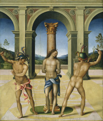 flagellazione di cristo, 1512, Francesco Ubertini dit Le Bacc