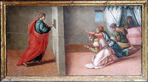 Baptism of Christ, , Francesco Ubertini dit Le Bacc