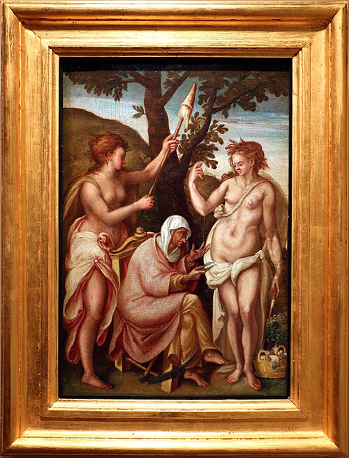 le tre parche, , Francesco Ubertini dit Le Bacc